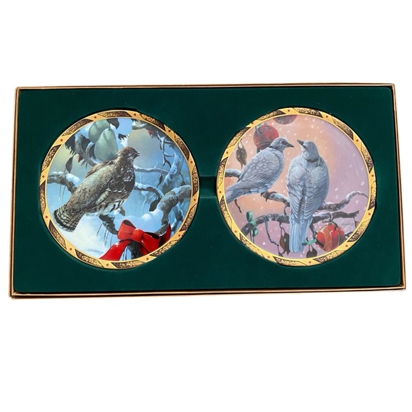 12 days of Christmas Plates by Mario Fernandez: partridge and turtle doves - Picture 5 of 15